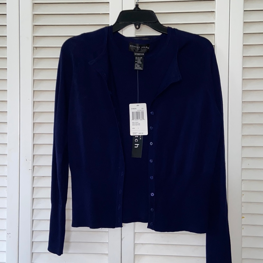 NWT 2 piece August Silk knit tops.